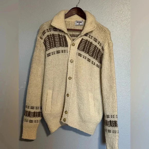 Nanook men’s large button up wool cardigan - Picture 1 of 9